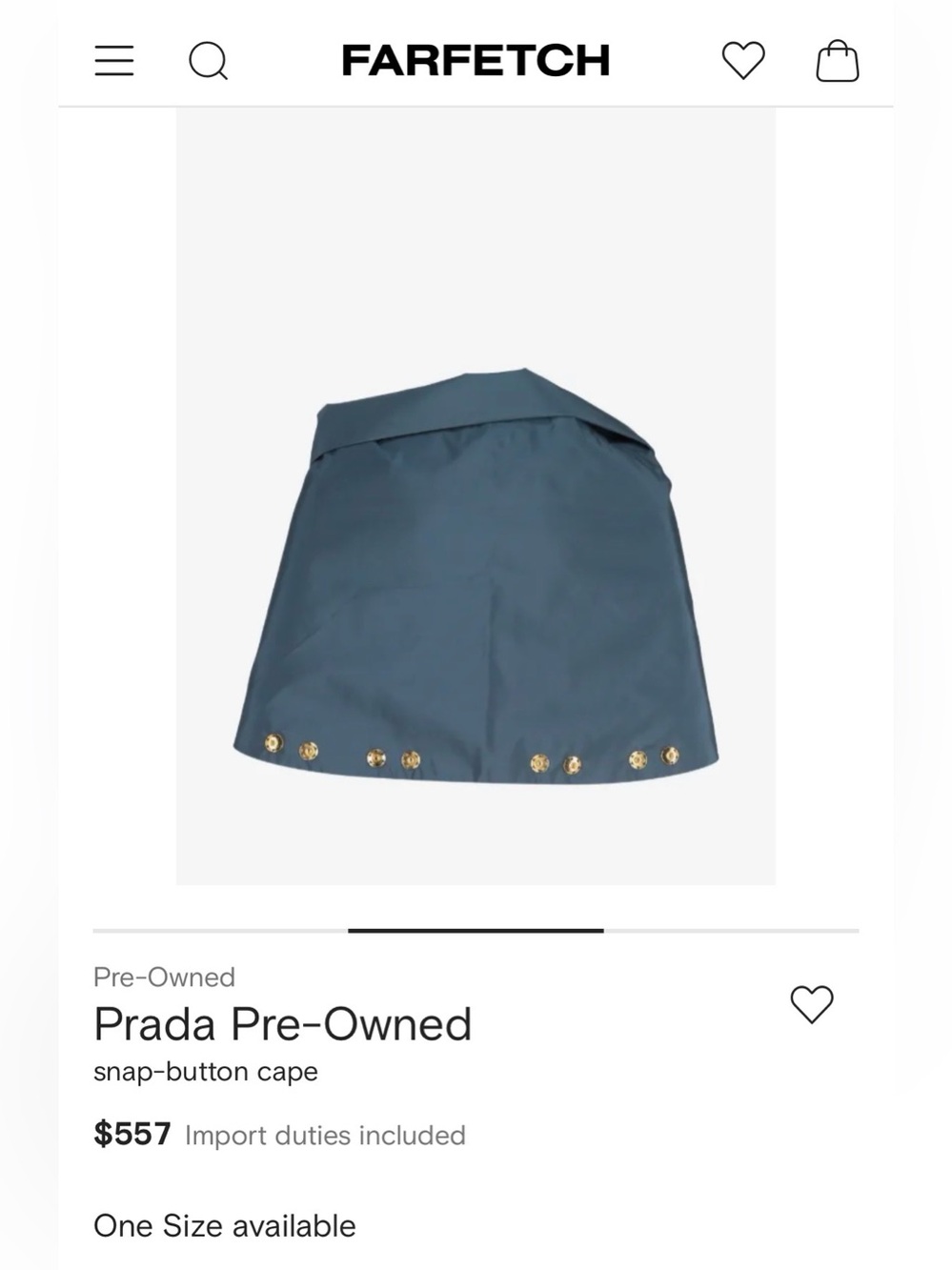 Prada Green Silk Taffeta Wrap Cape (often archived or stylized as a cropped wrap - Picture 12 of 12